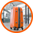 Precintado de maletas en aeropuerto Madrid